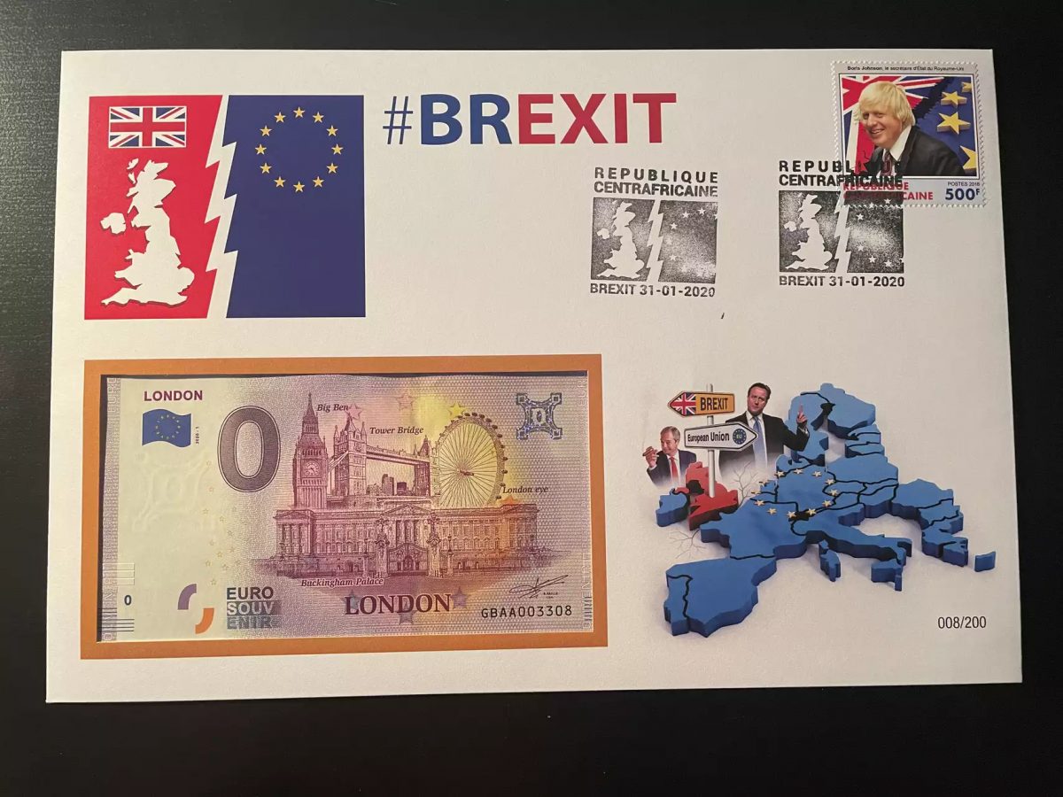 Official Euro Souvenir Cover - Brexit