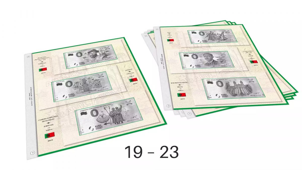 ABAFIL 5 Vordruckblätter (2/2019) für 0€ Souvenirscheine Portugal