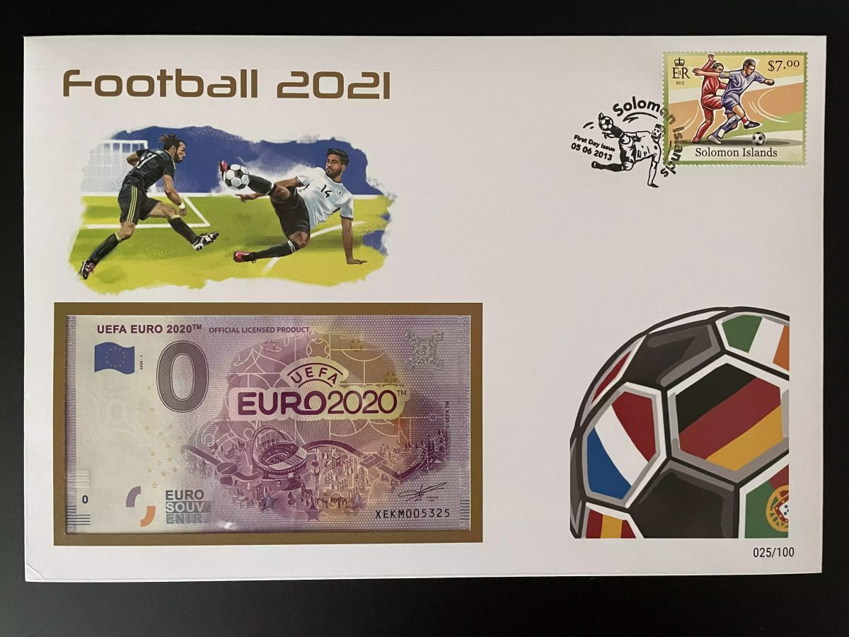 Official Euro Souvenir Cover - Football 2021