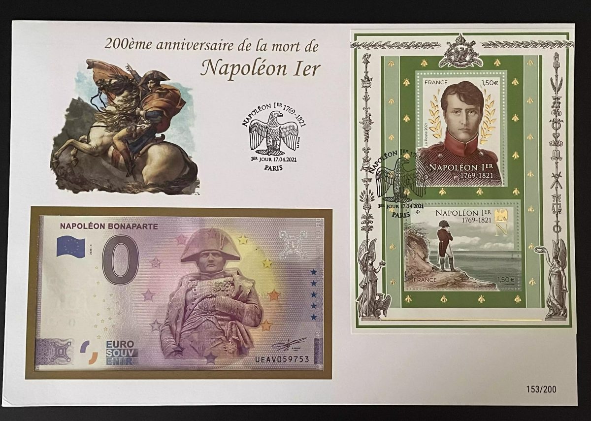 Official Euro Souvenir Cover - Napoléon Ier (Paris)