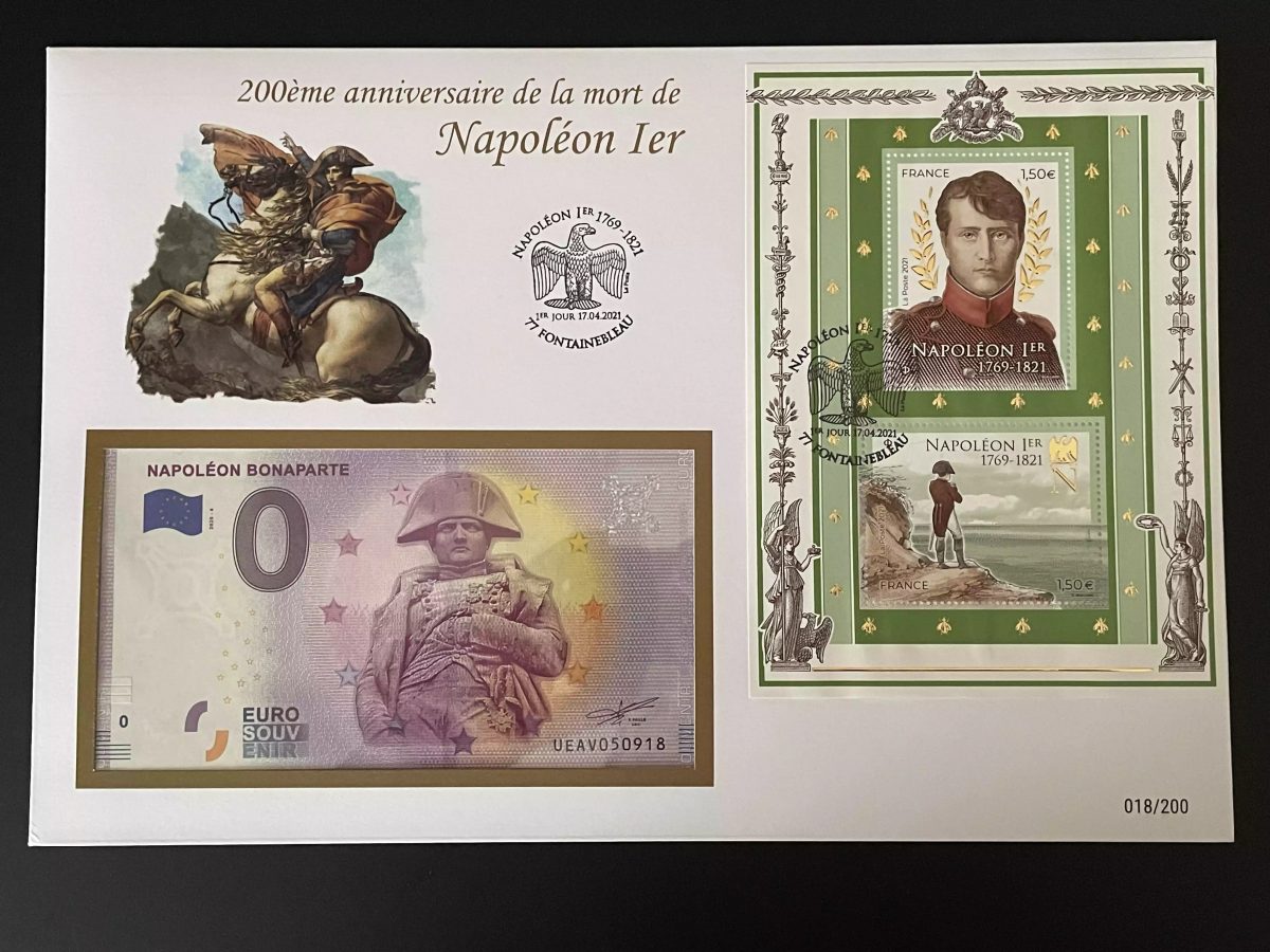 Official Euro Souvenir Cover - Napoléon Ier (Fontainebleau)