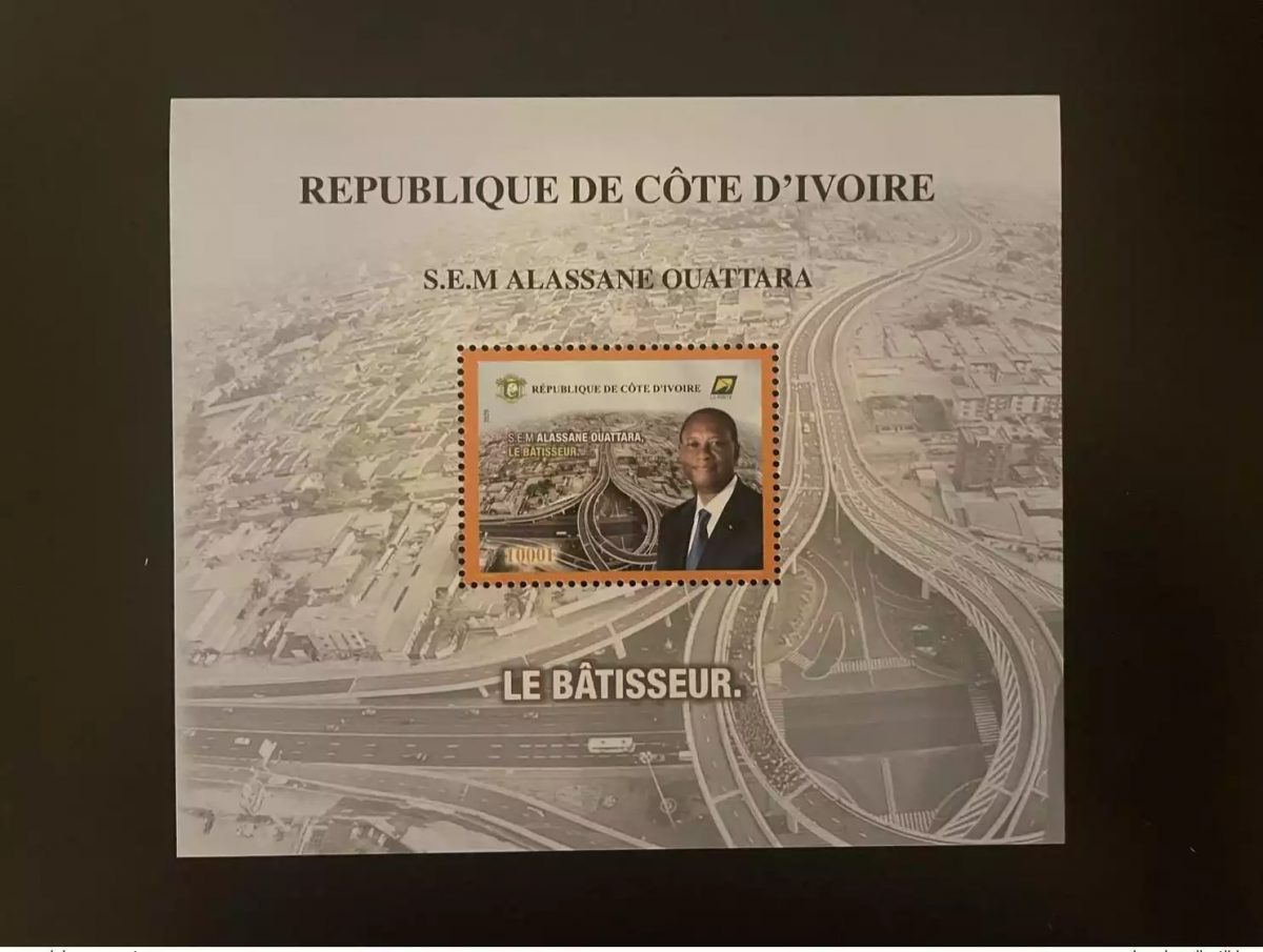 Ivory Coast 2020 Mi.? S/S Souvenir Sheet Bloc Block S.E.M. Alassane Ouattara