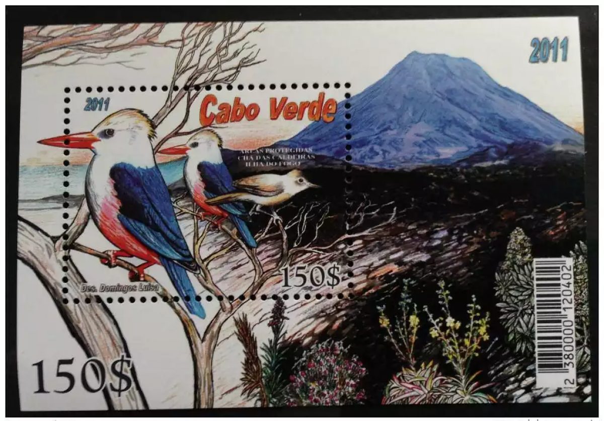 Cabo Verde 2011 - Cha das Caldeiras Ilha do Fogo Oiseaux sheet block bloc MNH