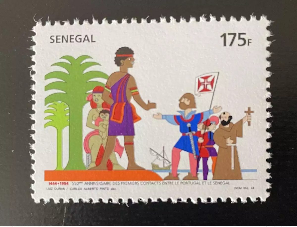 Senegal 1994 Mi. 1346 Joint issue Portugal First contacts RARE MNH