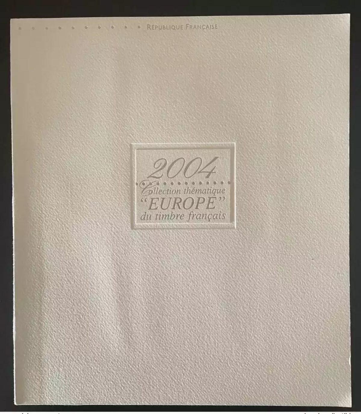 Frankreich 2004 Europa-Kollektion Französische Briefmarke Außenministerium