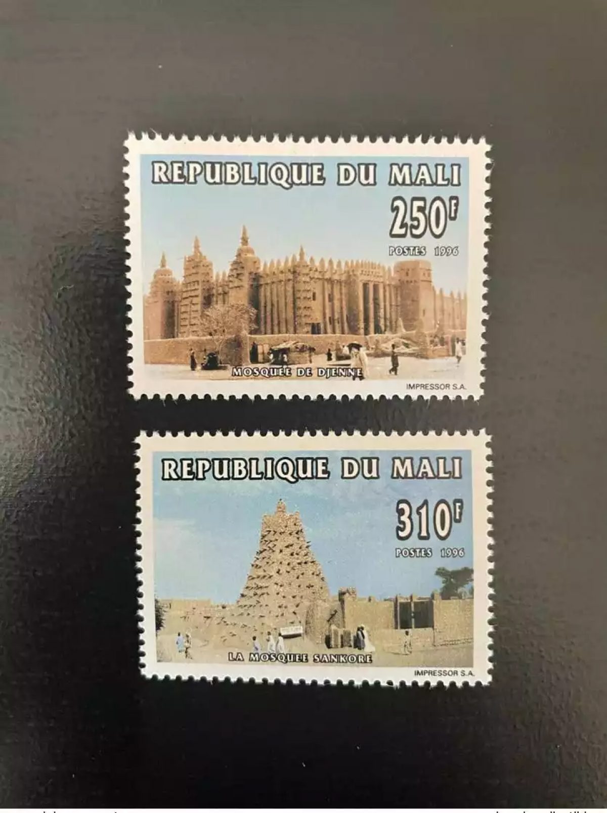 Mali 1996 Mi. 1505 - 1506 Mosquée Mosque Religion Sankoré Djenné Islam MNH**