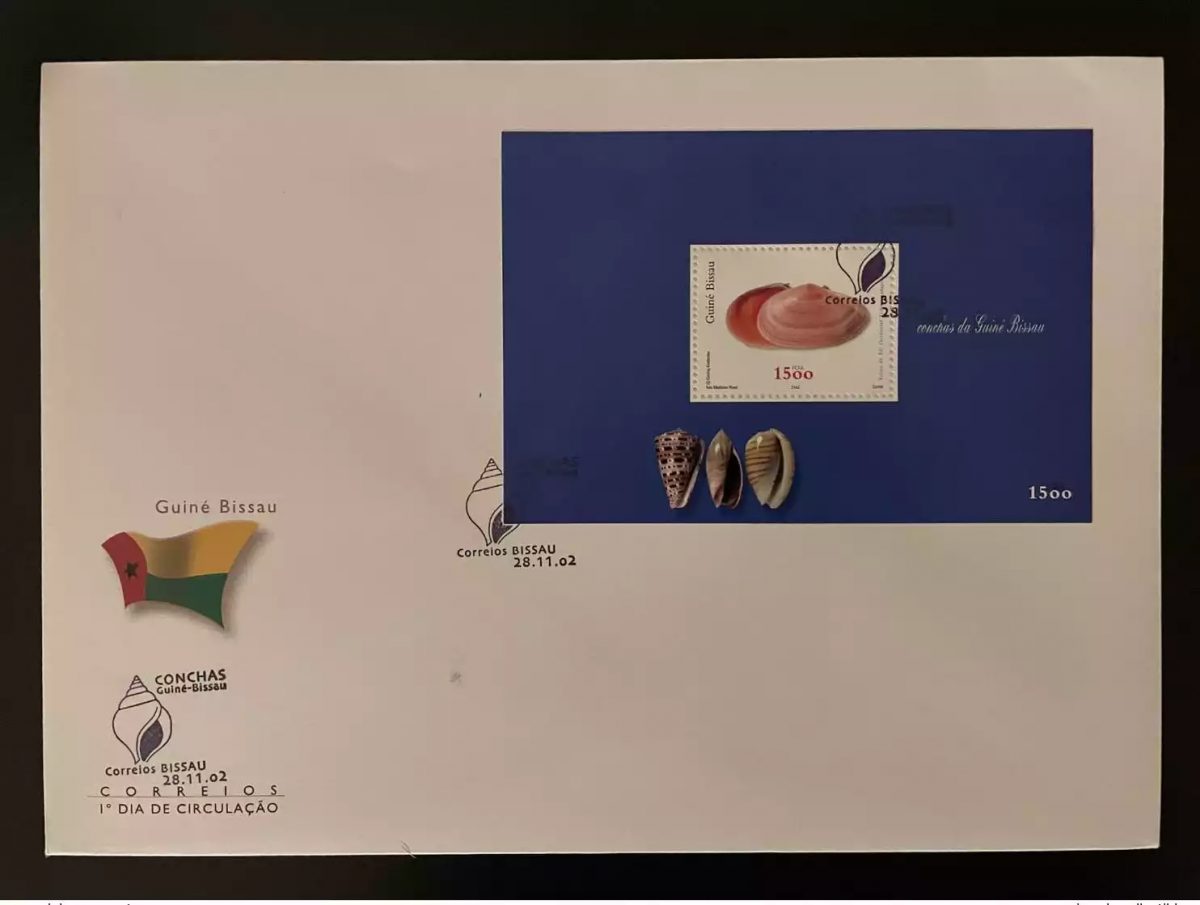 Guinea-Bissau 2002 Mi. Bl. 379 FDC Weichtier Muschel