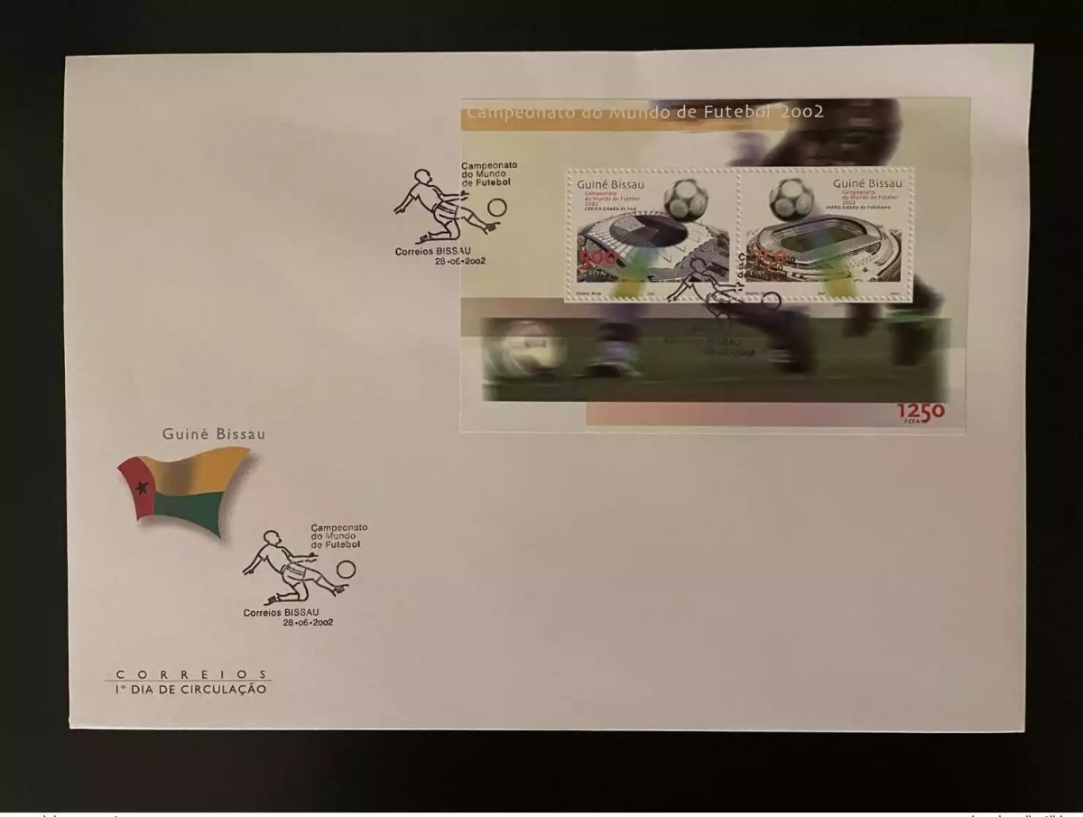 Guinée-Bissau 2002 Mi. Bl. 377 FDC Football FIFA Coupe Monde Japon Corée du Sud