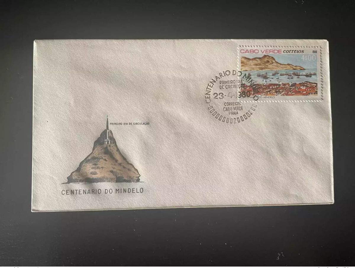 Cabo Verde 1980 Mi. 403 FDC Centenario do Mindelo 100 years anos Jahre ans