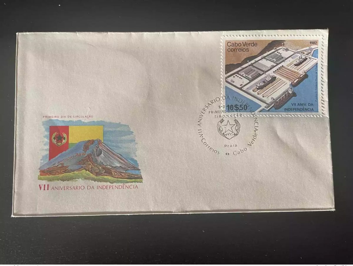 Kap Verde 1982 Mi. 465 FDC Unabhängigkeit Schiff Flagge