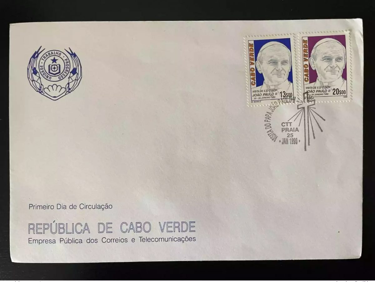 Kap Verde 1990 Mi. 577-588 FDC Papst Johannes Paul II