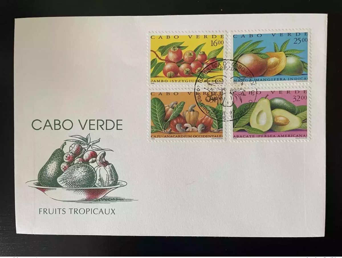 Cape Verde Cabo Verde 1992 Mi. 627 - 630 FDC Fruits Früchte Frutos