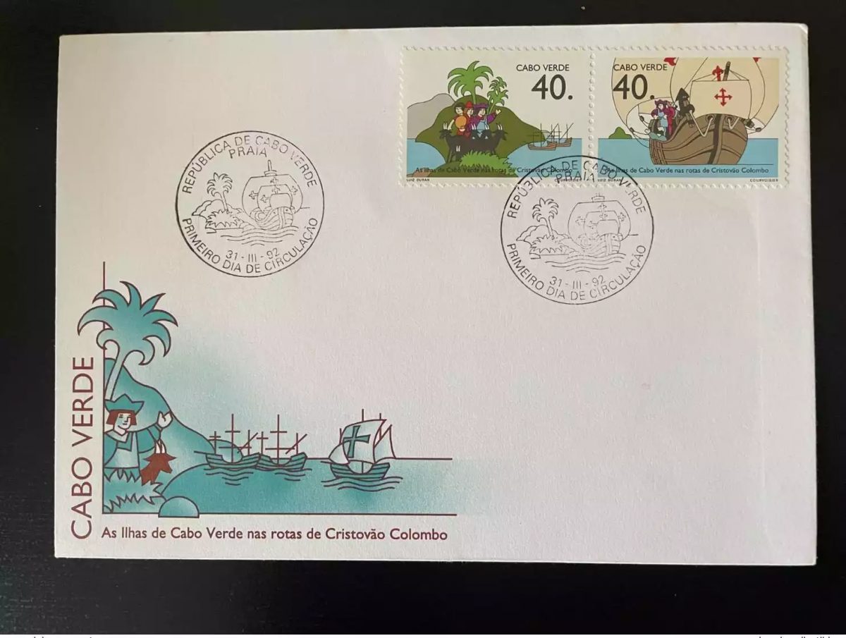 Cabo Verde 1992 Mi. 631 - 632 FDC Cristovao Colombo Christopher Columbus