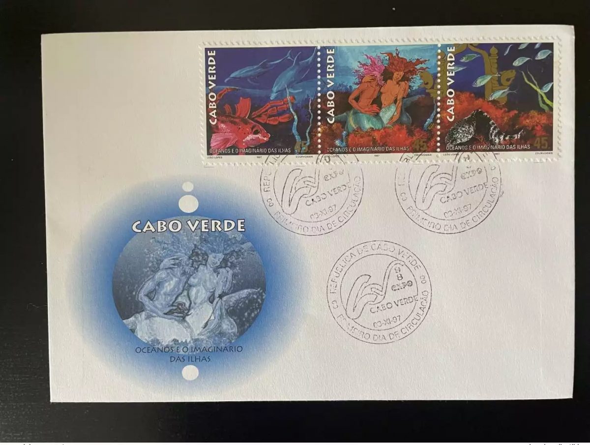 Cabo Verde 1997 Mi. 731 - 733 FDC Oceanos Expo 98 Lisboa Poisson faune Marine