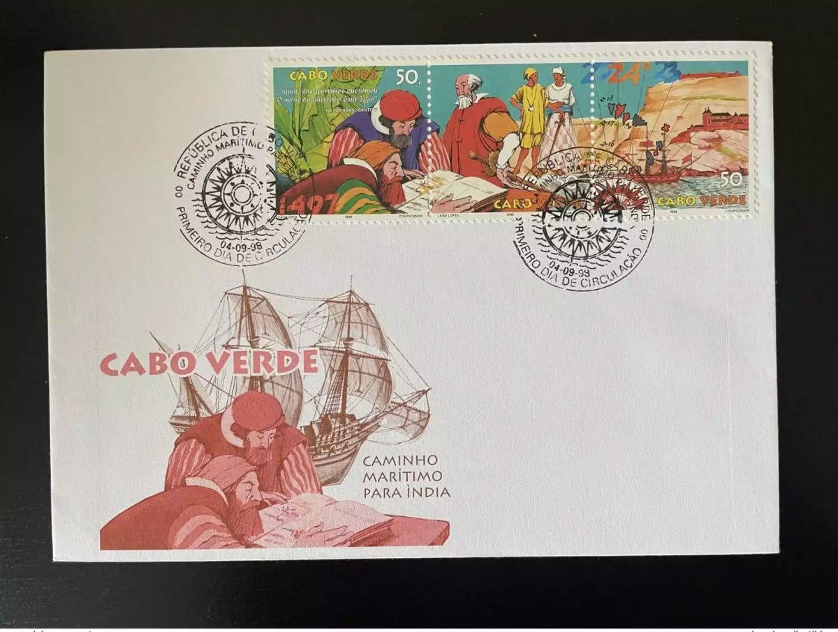 Cabo Verde 1998 Mi. 746 - 748 FDC Vasco da Gama Caminho Maritimo Inde Indien