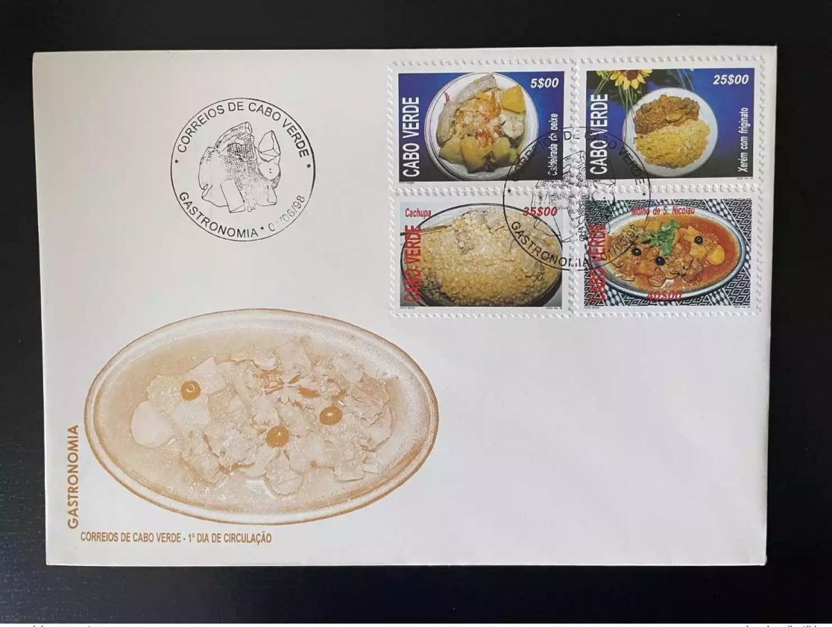 Cabo Verde 1998 Mi. 742 - 745 FDC Gastronomia Gastronomy Gastronomie Food