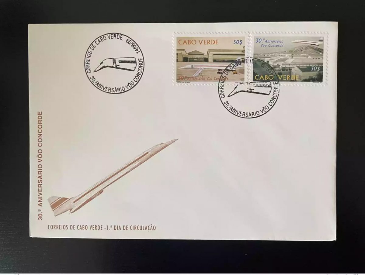 Cabo Verde 1999 Mi. 759 FDC Airplane Concorde Concord British Airways