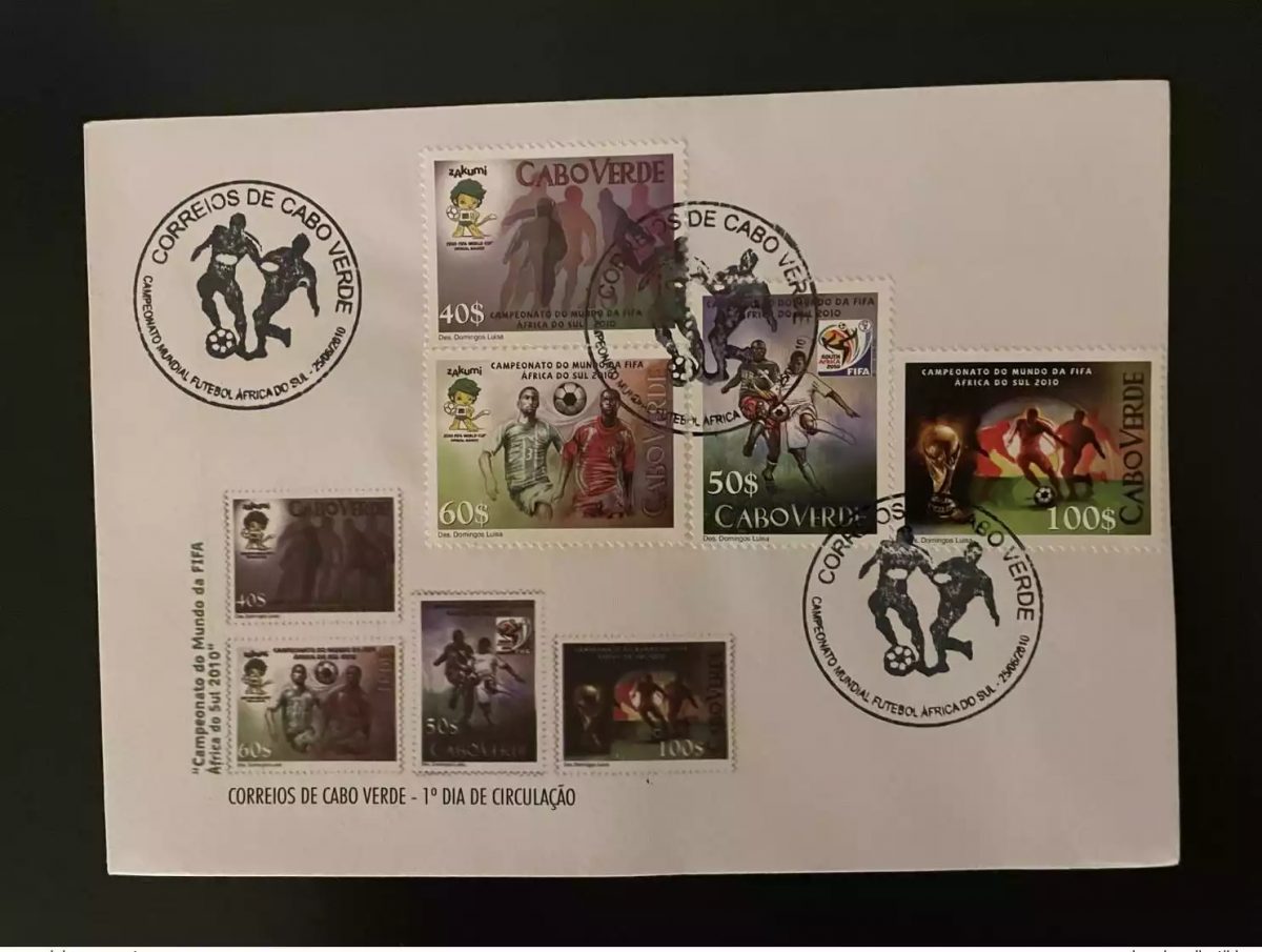Cabo Verde 2010 Mi. 965 - 968 FDC FIFA Football Coupe du Monde WM South Africa