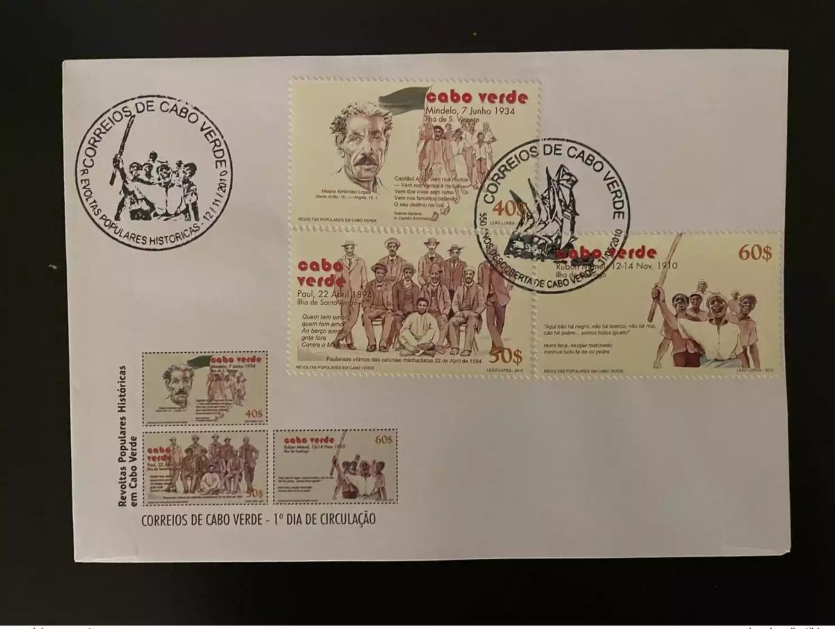 Cape Verde Cabo Verde 2010 Mi. 977 - 979 FDC Volksaufstände Révoltes Revoltas