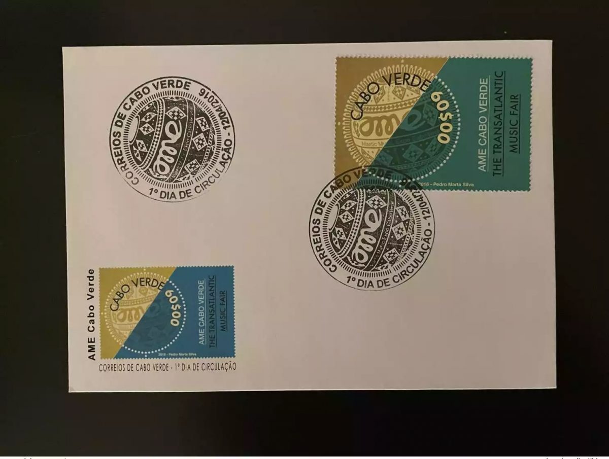 Cabo Verde 2016 Mi 1040 FDC AME Transatlantic Music Fair