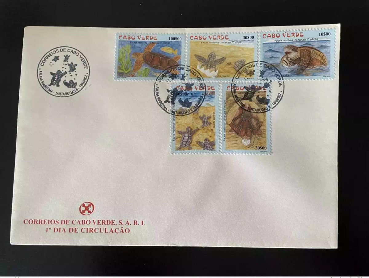 Kap Verde 2002 Mi. 809-813 FDC Schildkröten Reptilien