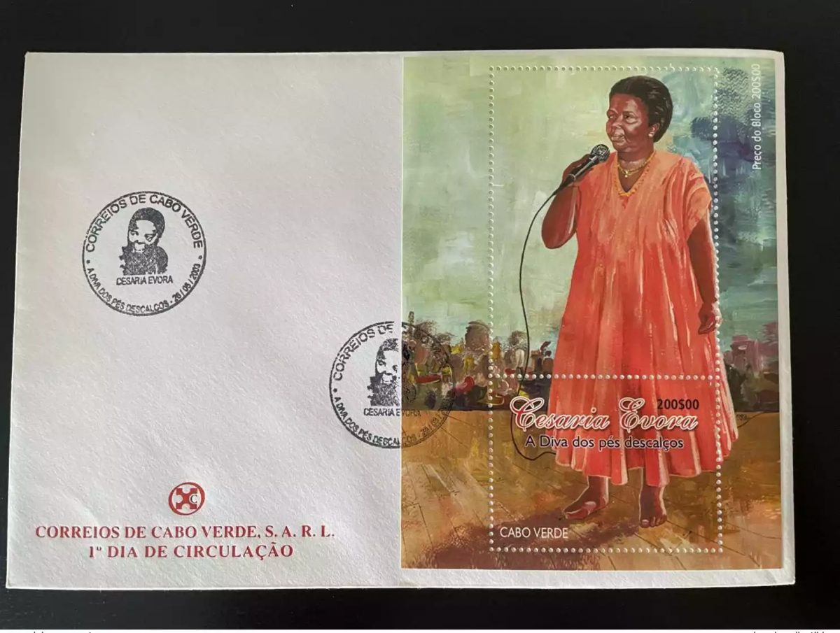Cabo Verde 2003 Mi. Bl. 36 FDC Cesaria Evora Singer Music Musik Musique