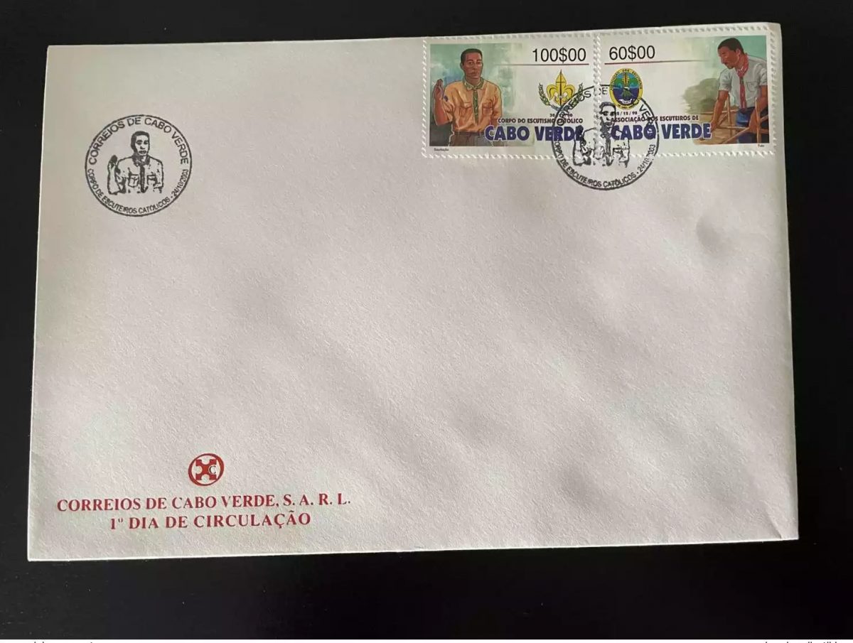 Cabo Verde 2003 Mi. 832-833 FDC Pfadfinder Scouts
