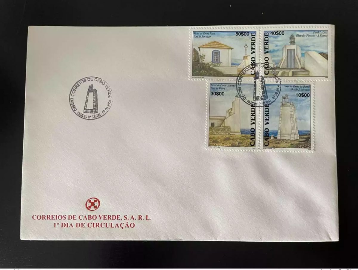 Cabo Verde 2004 Mi. 855 - 858 FDC Farois Farol Phare Leuchtturm Lighthouse