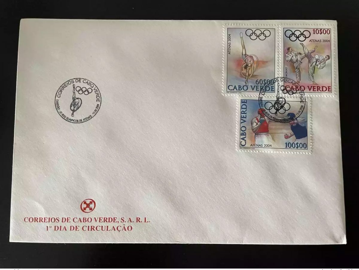 Cabo Verde 2004 Mi. 852 - 854 FDC Athenes Athens Jeux Olympiques Olympic Games