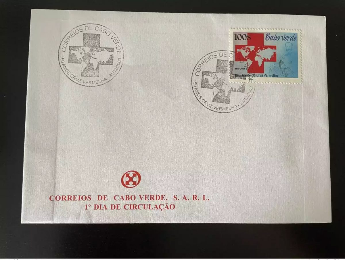 Cabo Verde 2009 Mi. 954 FDC Cruz Vermelha Croix Rouge 150 ans Dunant