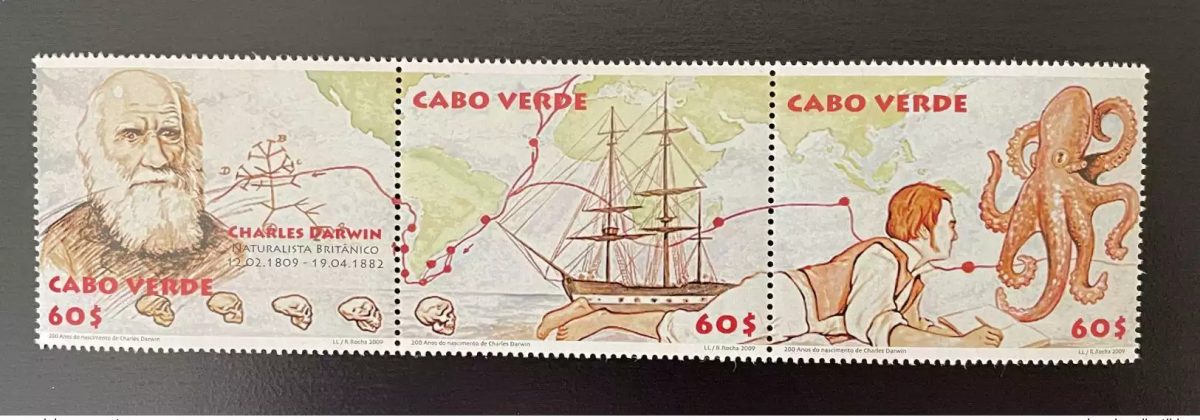 Kap Verde 2009 Mi. 943-945 200 Jahre Charles Darwin Schiff Oktopus