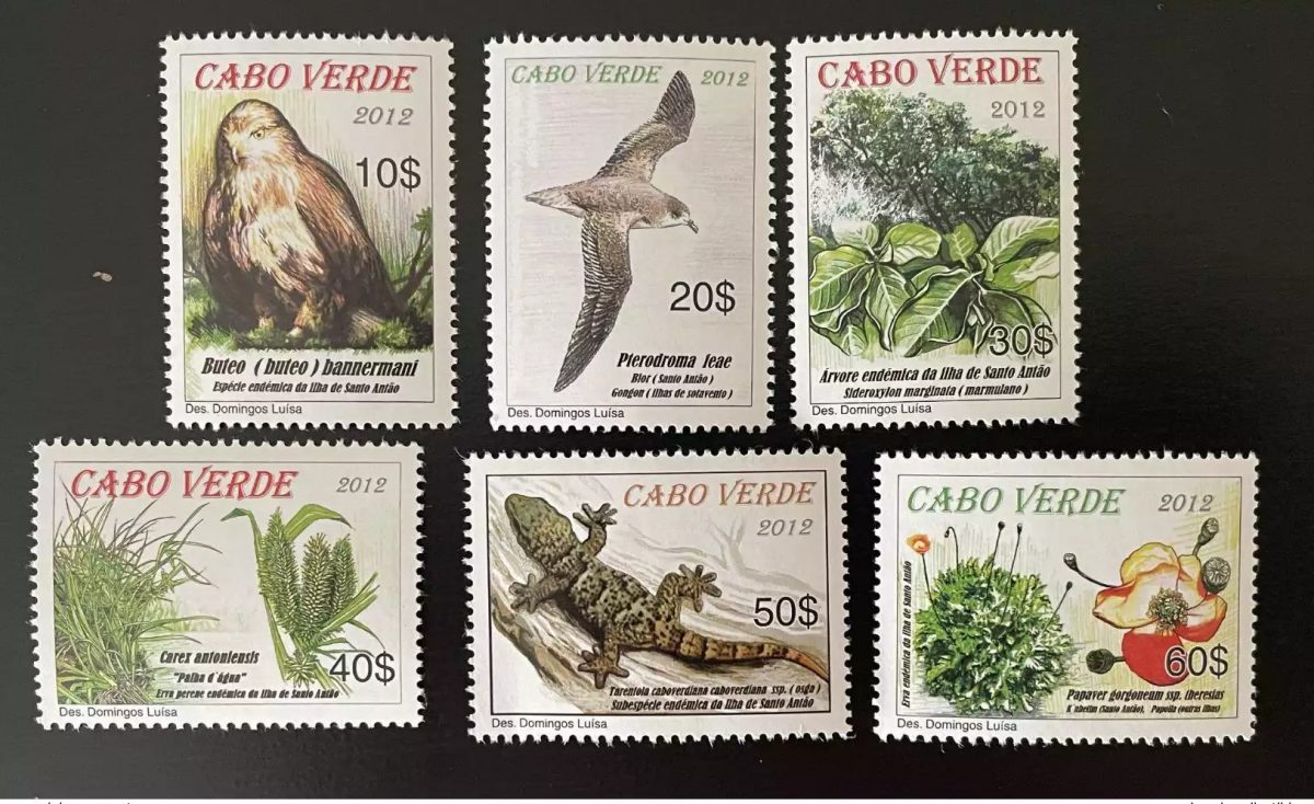 Cabo Verde 2012 Mi. 1002 - 1008 Areas Protegidas de Santo Antao Rapaces Oiseaux