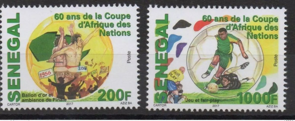 Sénégal 2017 Mi. ? 60 ans CAN Coupe d'Afrique des Nations Football Africa Cup