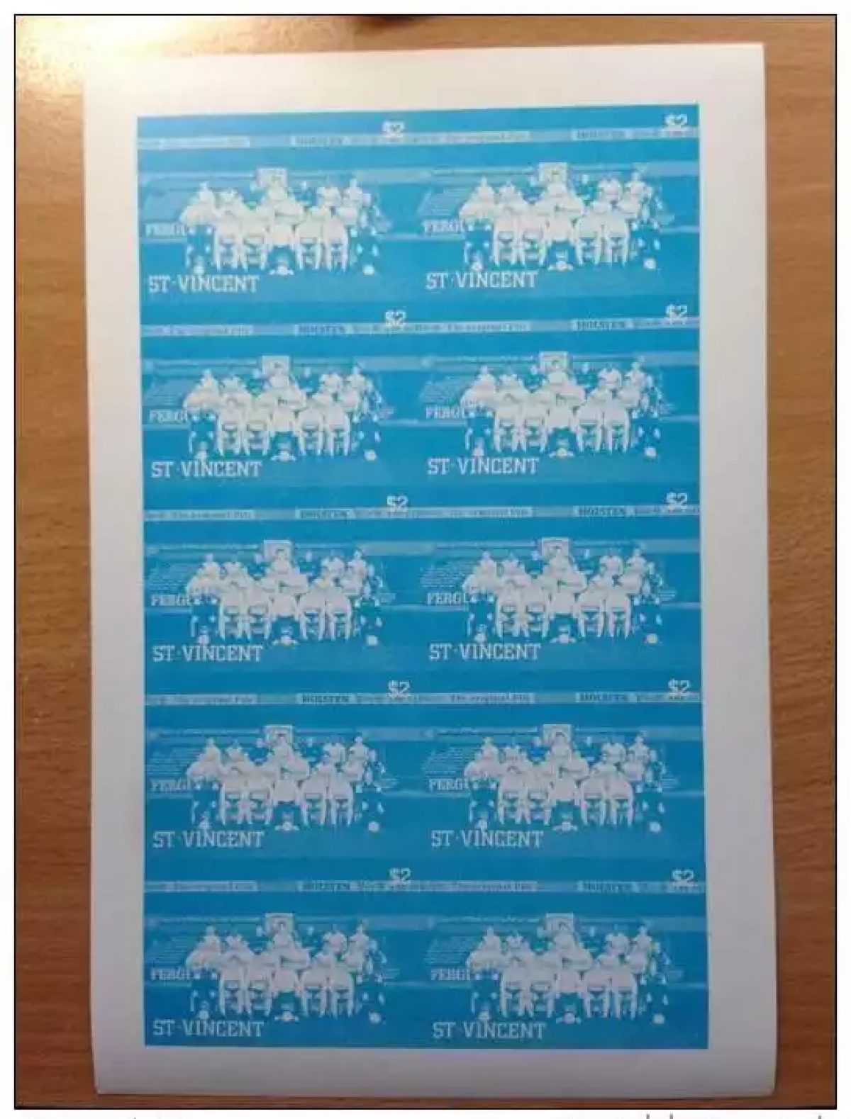 ST VINCENT 1987 SOCCER KLB 10 BARCLAY'S 1ST LEAGUE CLUB TOTTENHAM HOTSPUR blue