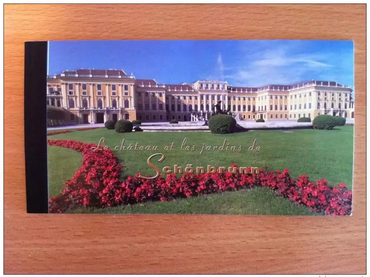 ONU GENEVE CARNET PRESTIGE 1998 C372 CHATEAUX ET JARDINS DE SCHÖNBRUNN FDC OBL.
