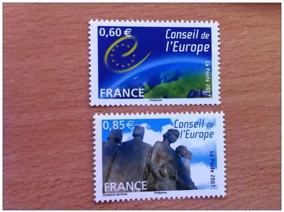 FRANCE 2007 Services Service neuf n°136 et 137 Conseil de l´Europe