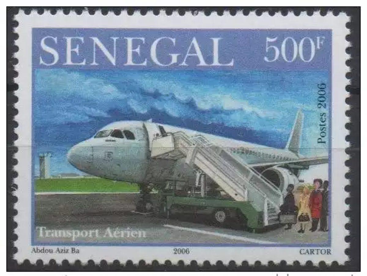 Senegal 2006 - 500 F Aircraft Boeing Airbus Jet Air Transport New ** MNH RARE