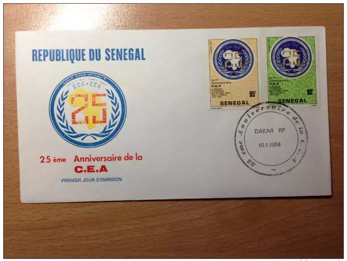 Senegal FDC 1984 25th Anniversary of the C.E.A. United Nations UN
