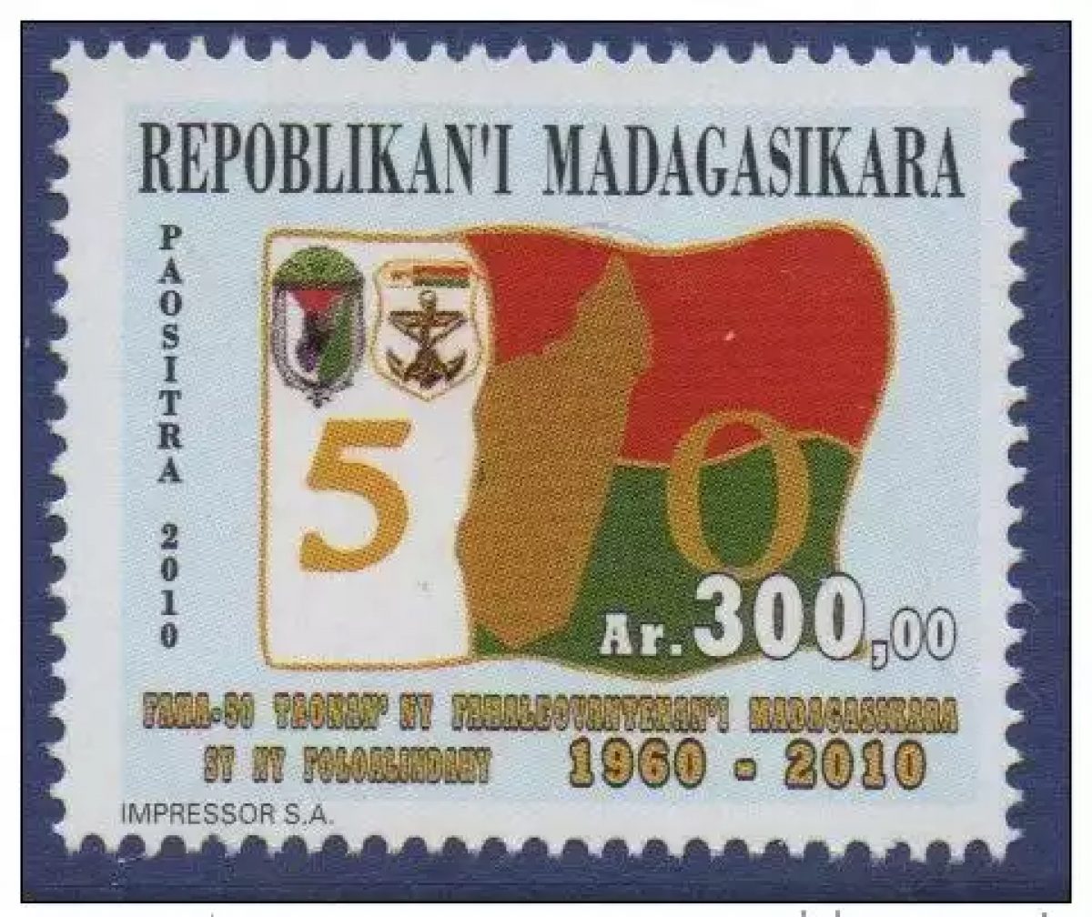 Madagascar 2010 Mi. 2657 50 years Independence of MNH **
