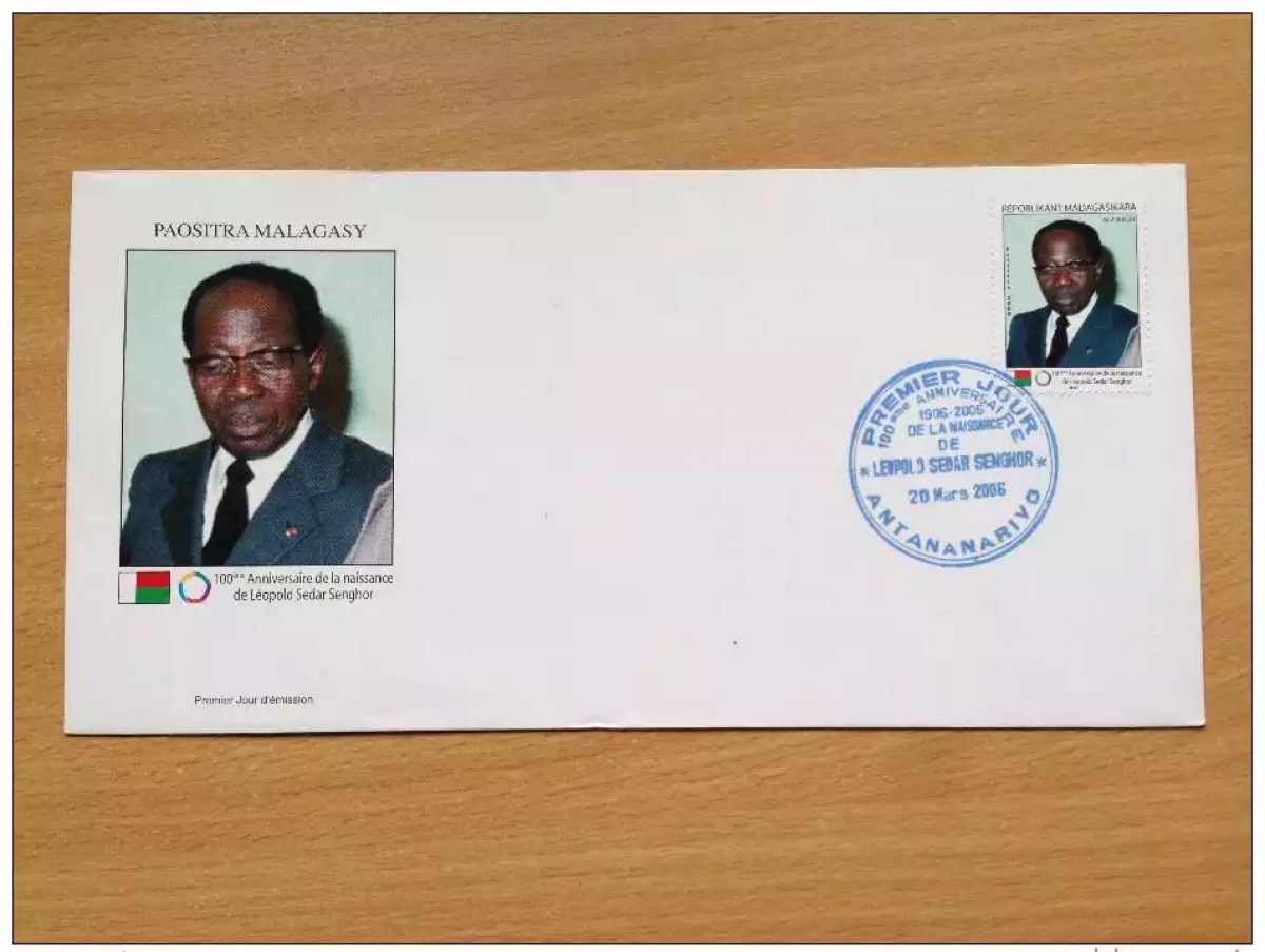 Madagascar 2006 Mi. 2647 FDC 1st day Anniversary Léopold Sedar Senghor