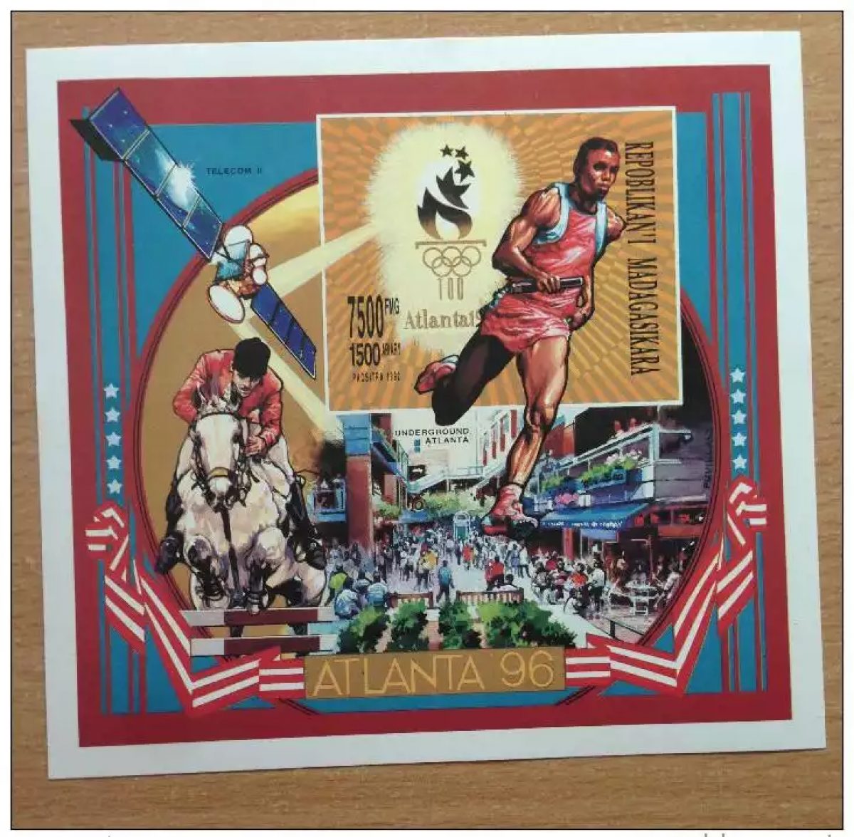 Madagascar 1994 IMPERF ND Bloc Olympic Games Jeux Olympiques Atlanta 1996**