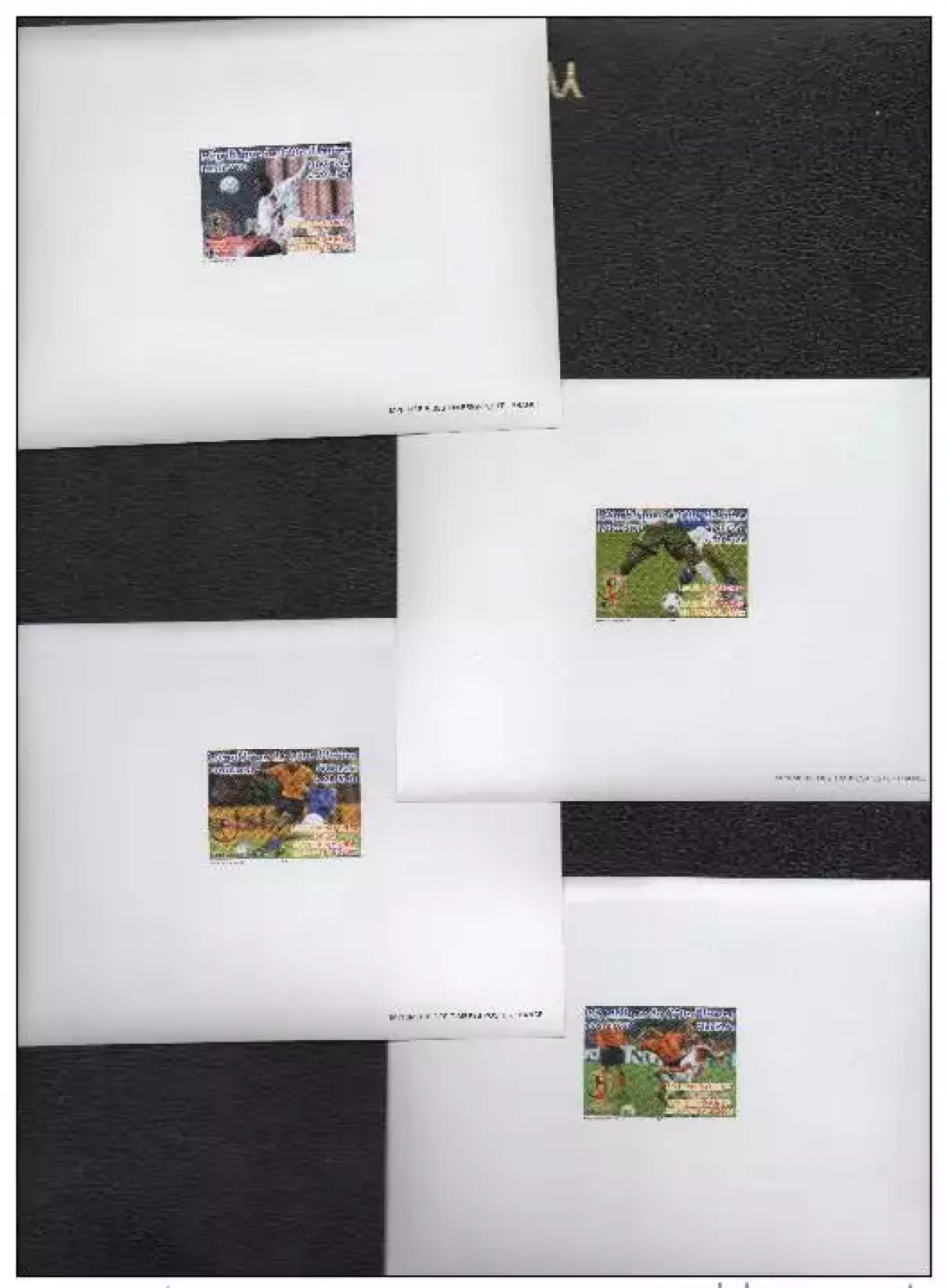 Ivory Coast 2001/2002 Mi. 1278 1281 World Cup Soccer Korea Luxury event