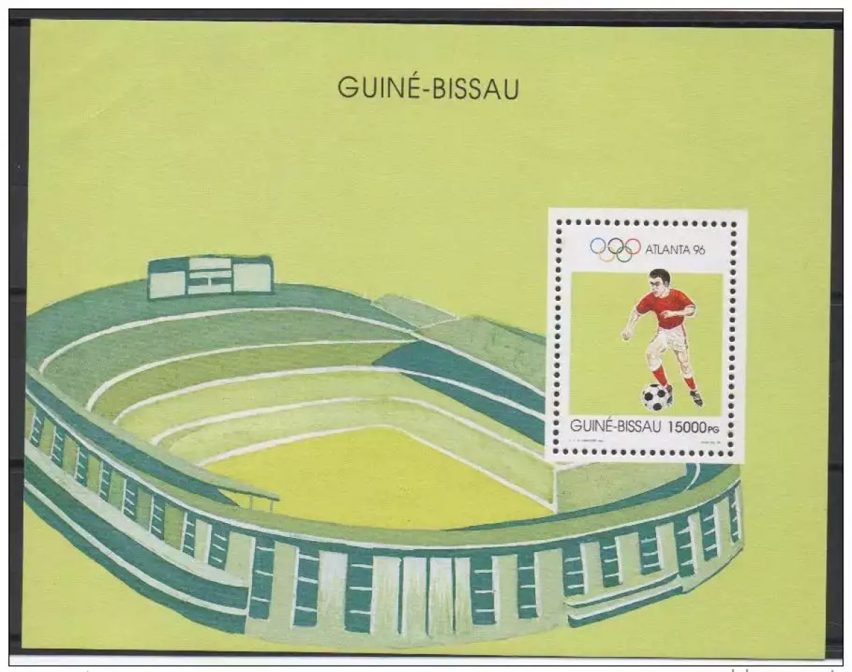 Guinea-Bissau 1996 Fußball Olympische Spiele Atlanta Mi. Bl. 297 postfrisch