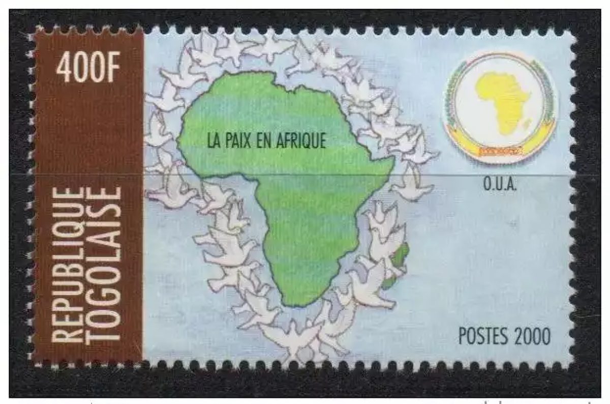 Togo 2000 - Mi. 3165 Frieden in Afrika OAU 400 F postfrisch ** SELTEN!!!