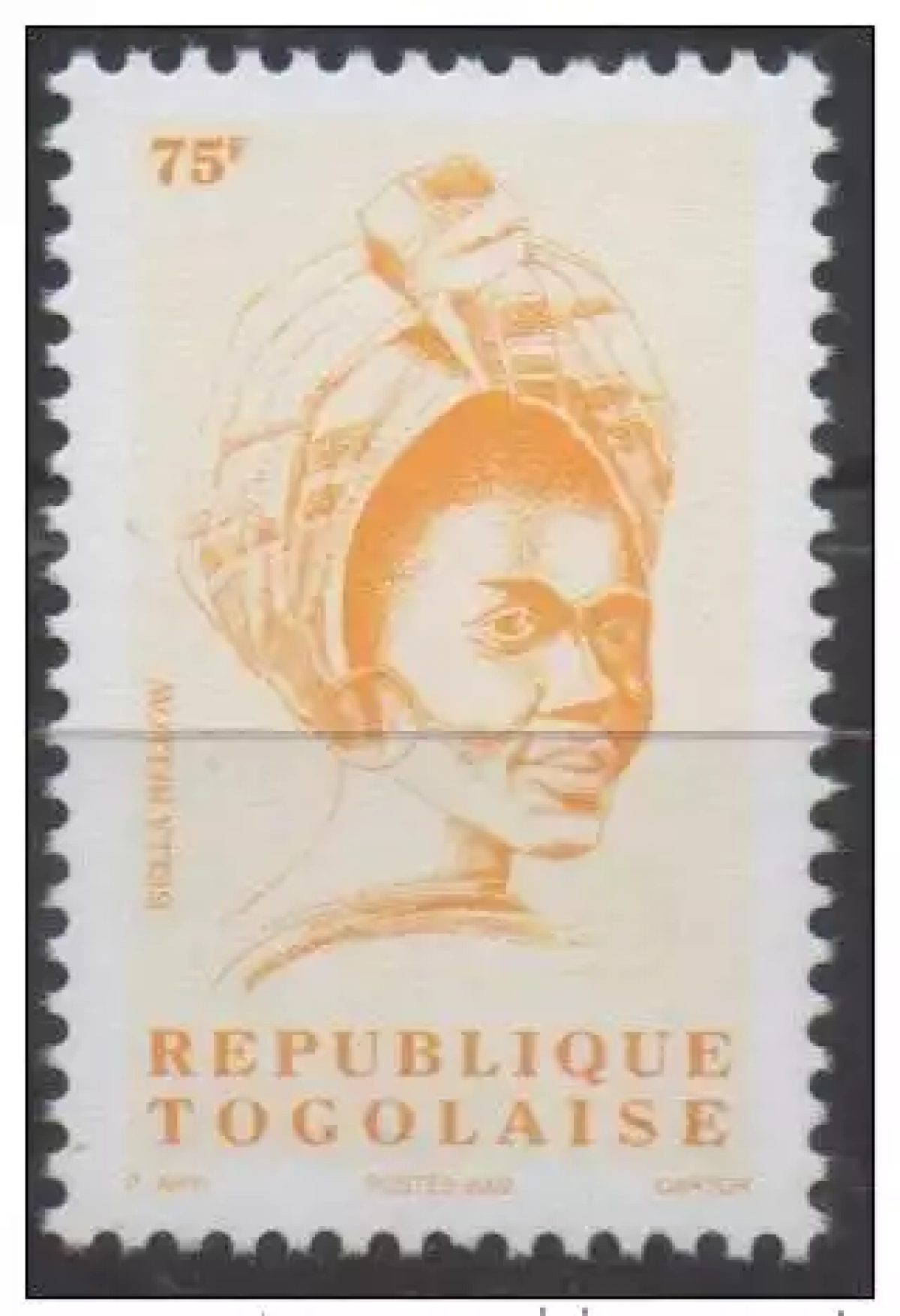 Togo 2002 - Mi. 2847 Freimarke BELLA BELLOW 75F postfrisch