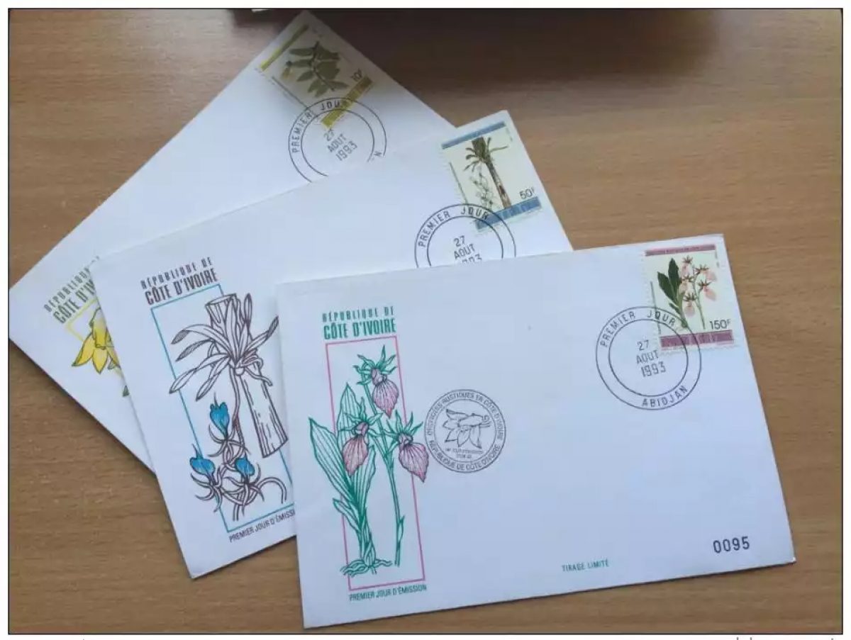 Côte d´Ivoire Ivory Coast 1993 FDC Orchidées Orchideen Orchids Mi. 1095-1097