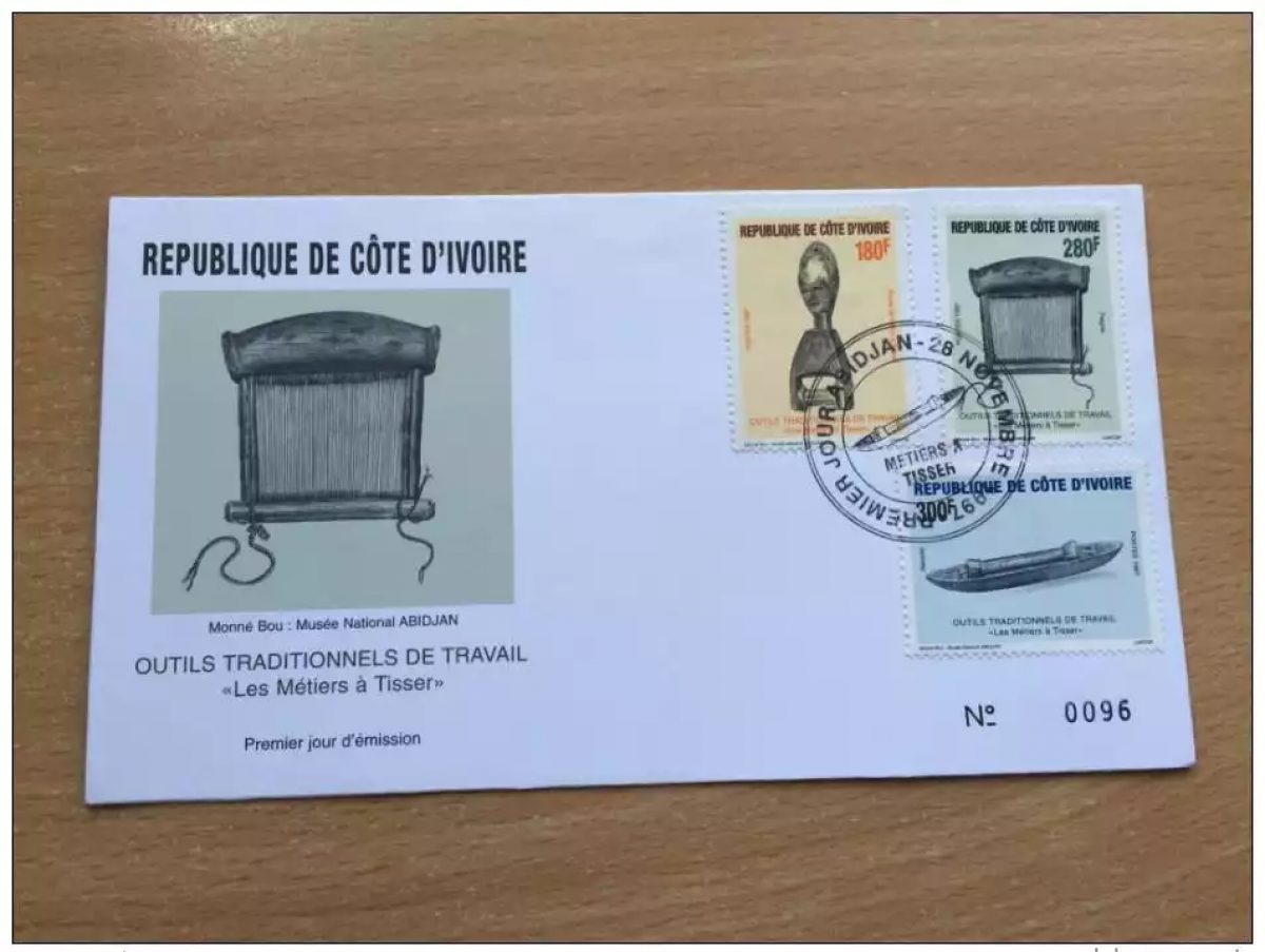 Elfenbeinküste 1997 FDC Weberei Mi. 1183 - 1185