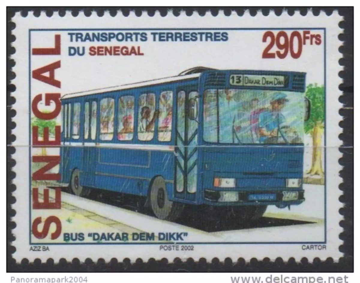 Sénégal 2002/2004 - 290 F Bus  Autobus 'Dakar Dem Dikk' Transports ** MNH RARE