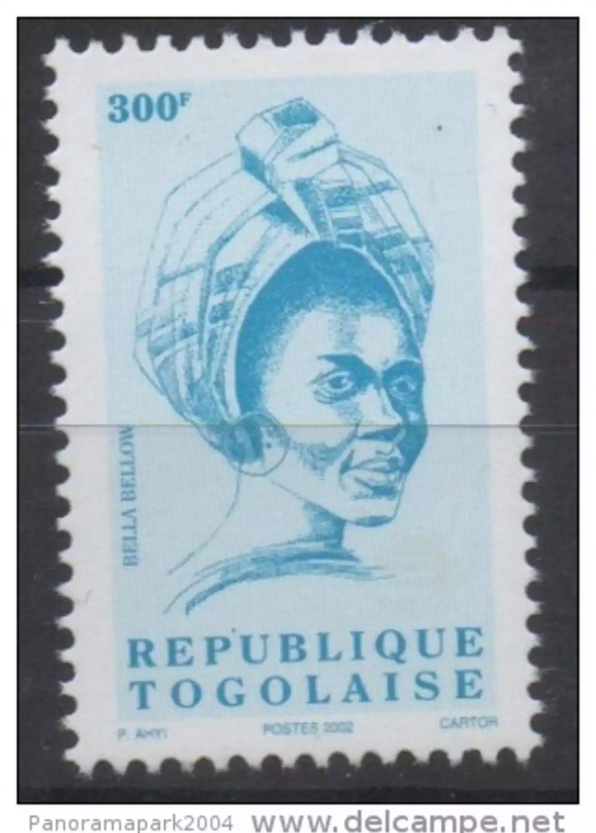 Togo 2002 - Mi. 2852 Série courante BELLA BELLOW 300F MNH