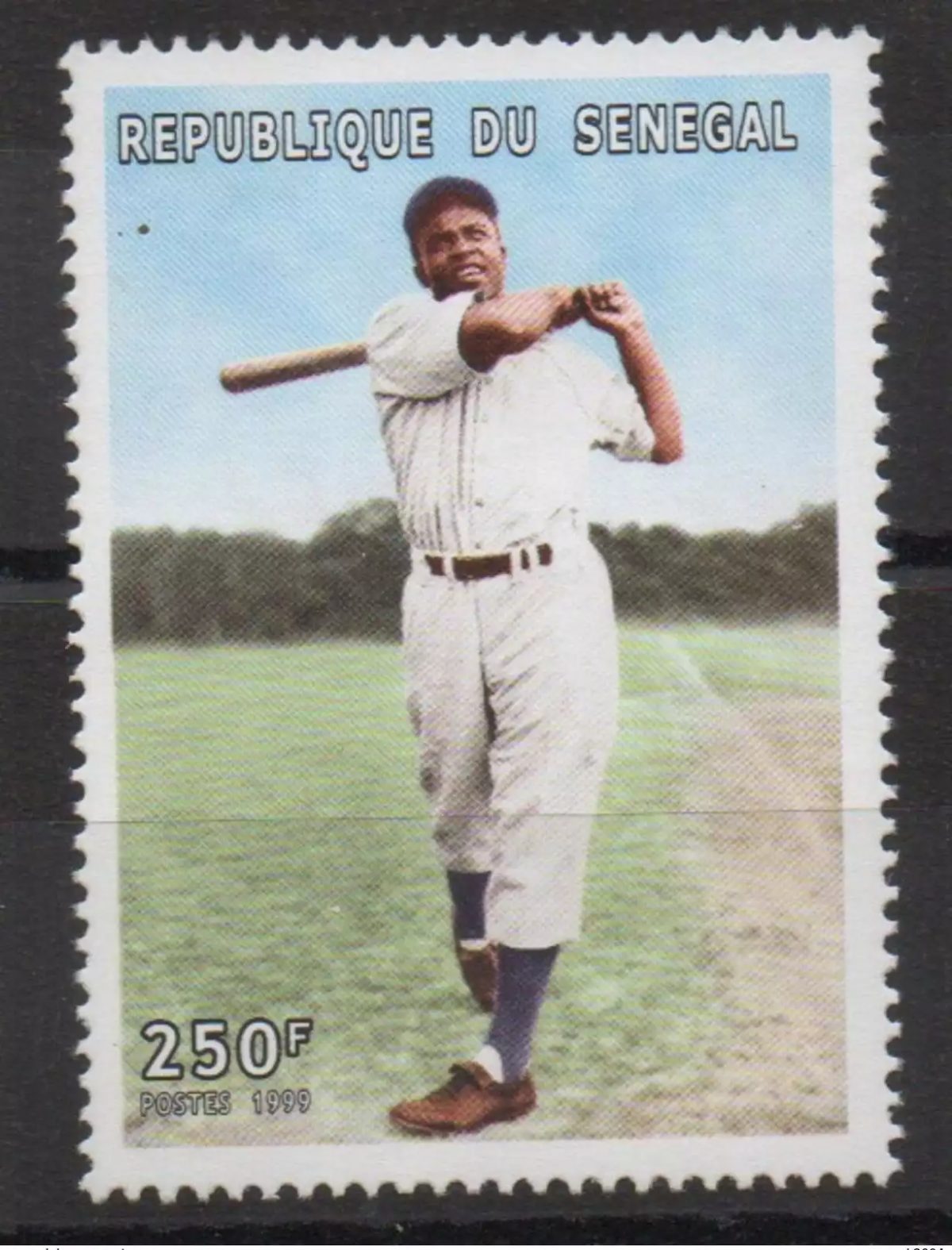 Senegal 1999 - Mi. 1664 250F Jackie Robinson Baseball Sport Postfrisch MNH